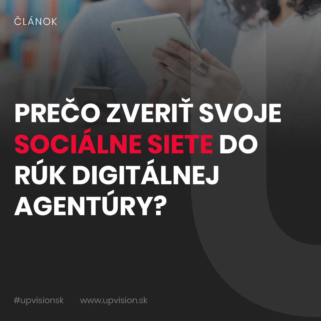 SOCIÁLNE SIETE: PREČO ICH ZVERIŤ DO RÚK AGENTÚRY?